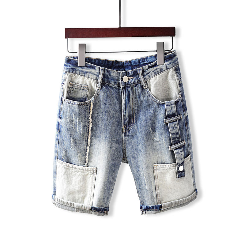 Jean court homme pantalon avec - Men Fashion Jeans avis et prix