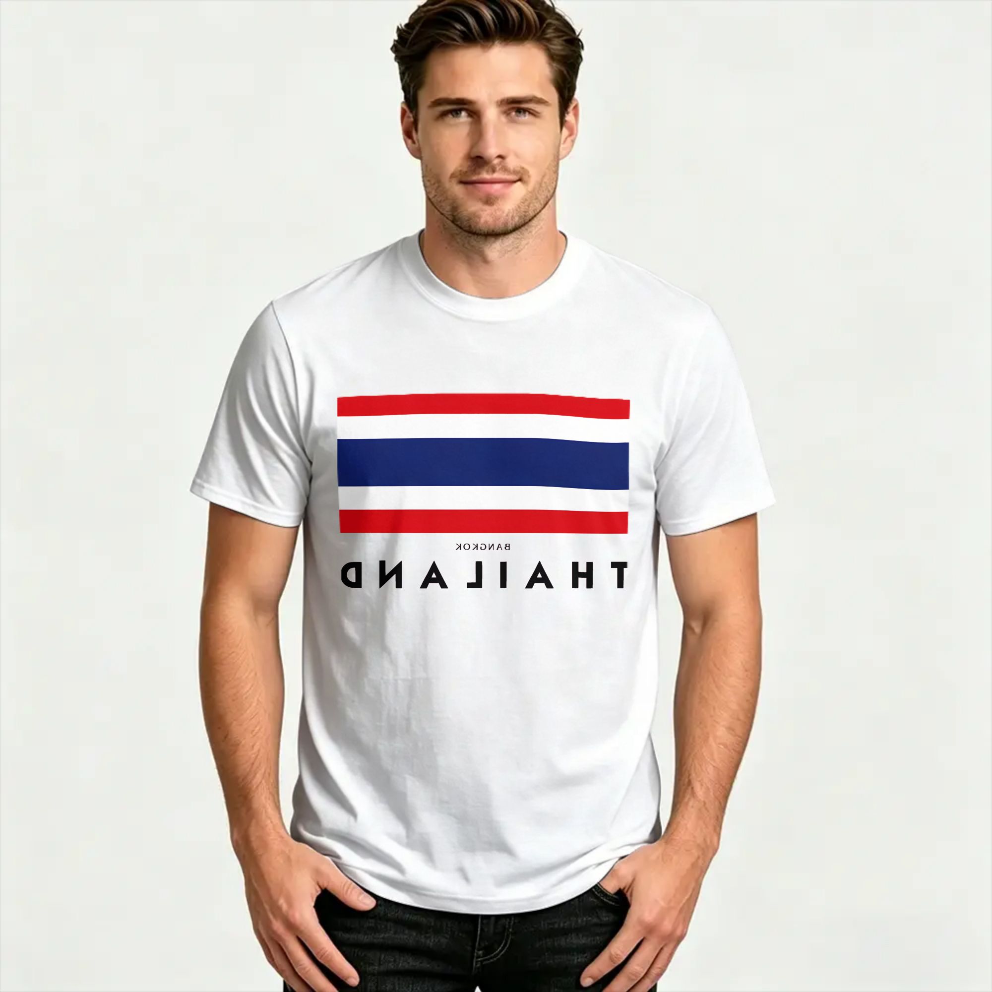 T-shirt streetwear d'été, mode - Mens Fashion Bangkok avis et prix