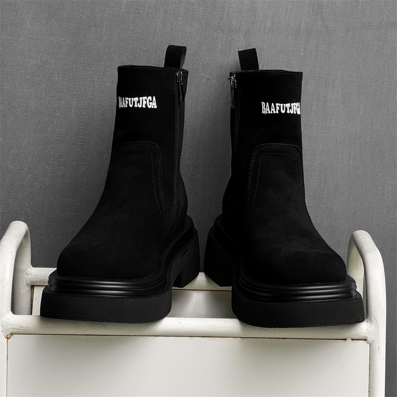 Bottes courtes rétro d'hiver p - Mens Fashion Zip Up avis et prix