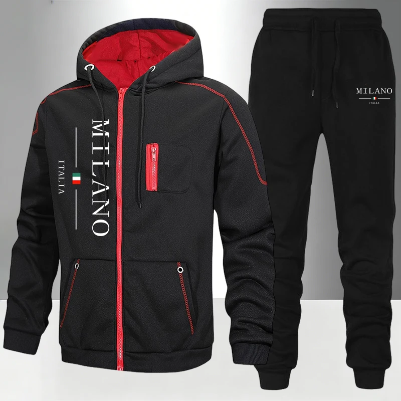 Ensemble de survêtement décont - Mens Fashion Zip Up avis et prix