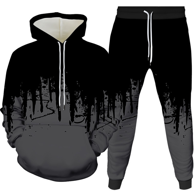 Peinture à l'encre 3D imprimé  - Men'S Fashion Hoodies avis et prix