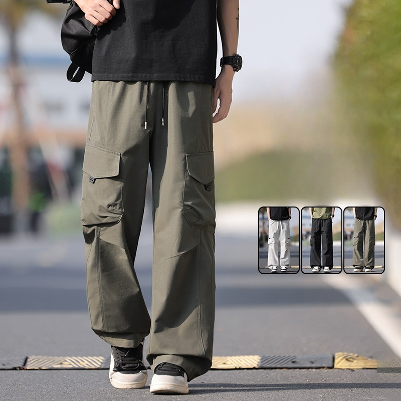 Pantalon cargo coréen pour hom - Cargo Jogger Pants avis et prix