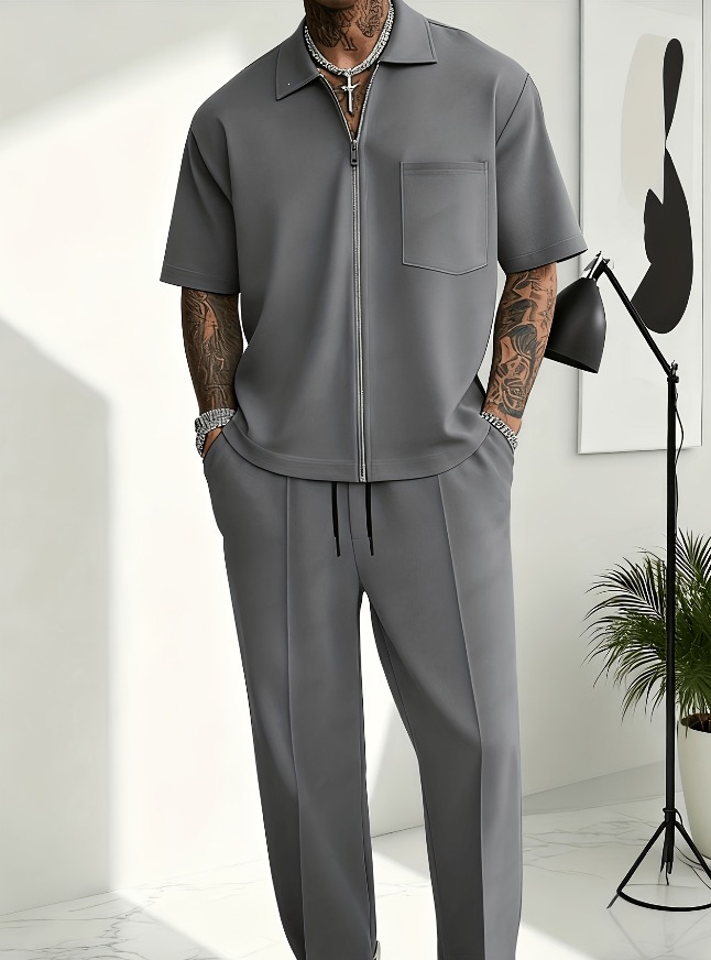 Ensemble 2 pièces pour homme : - Mens Fashion Zip Up avis et prix