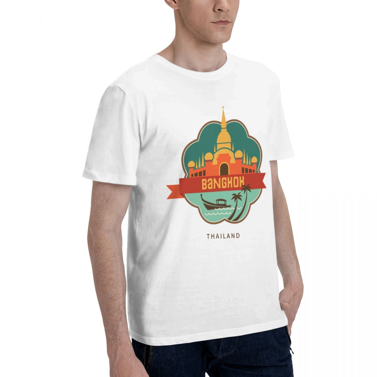 T-shirt unisexe Thailand BANGK - Mens Fashion Bangkok avis et prix