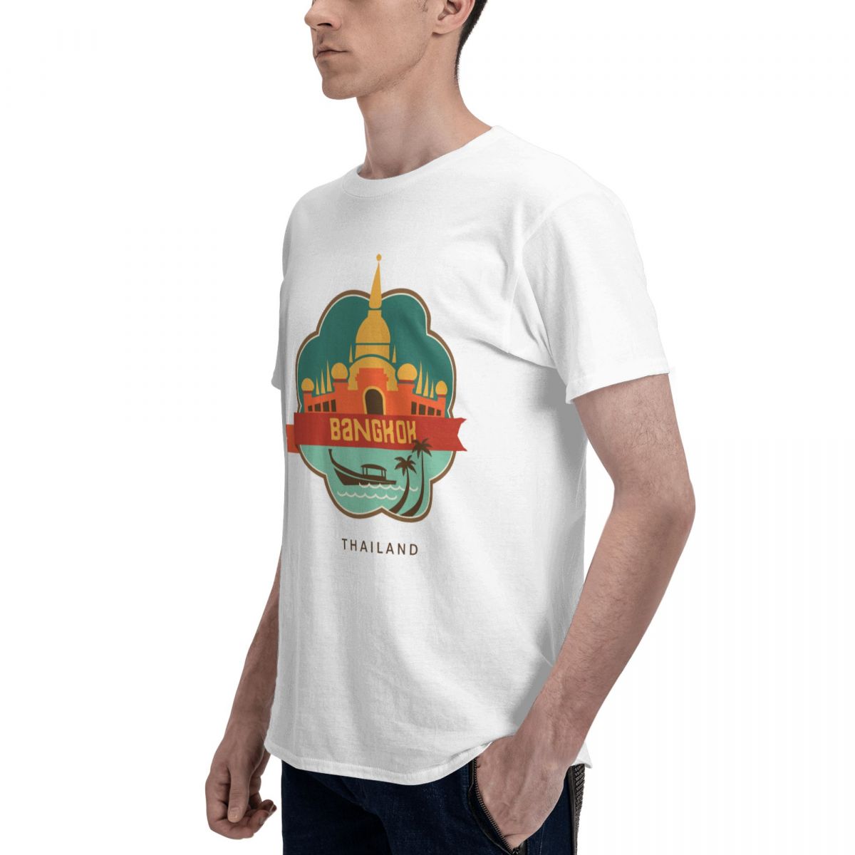 T-shirt unisexe Thailand BANGK - Mens Fashion Bangkok avis et prix