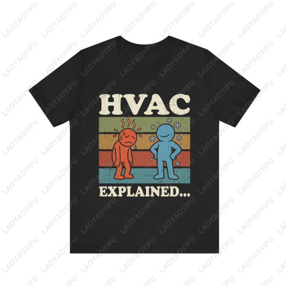 T-shirt drôle « HVAC Explained - Men'S Fashion Explained avis et prix