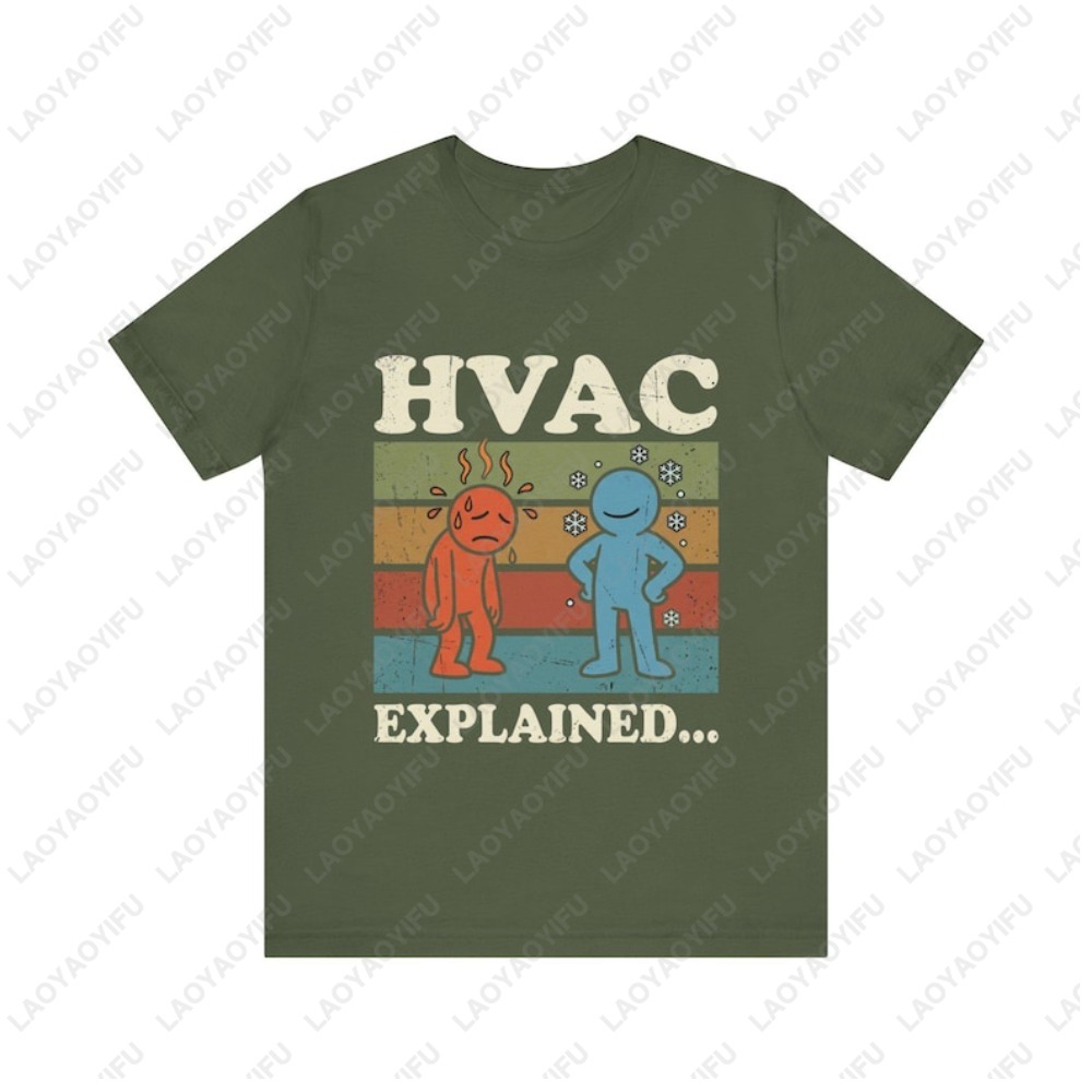 T-shirt drôle « HVAC Explained - Men'S Fashion Explained avis et prix